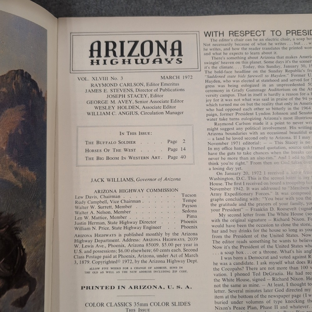 4 Arizona Highways Magazines Collection 1971 1972 1977 Vintage Southwest Travel - Picture 3 of 5